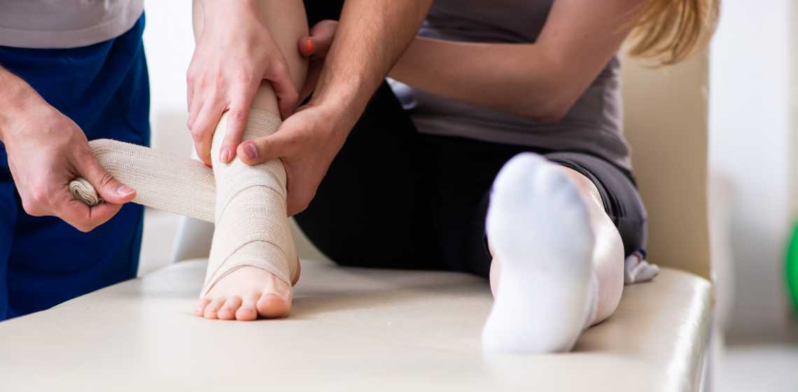 ankle injury header image